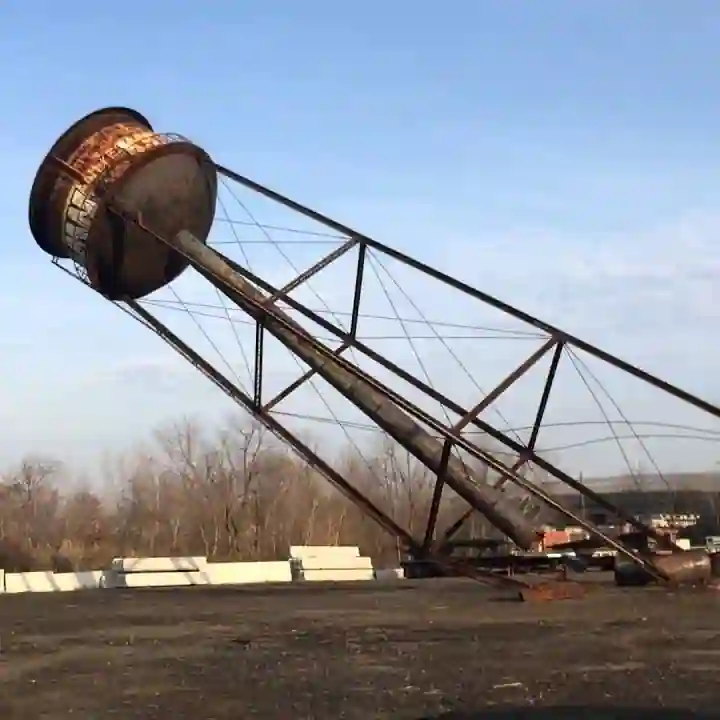 a collapsing water tower
