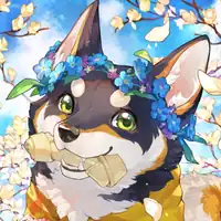 kuroi shiba's key visual