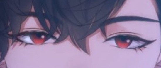 close up of yumeoi's eyes