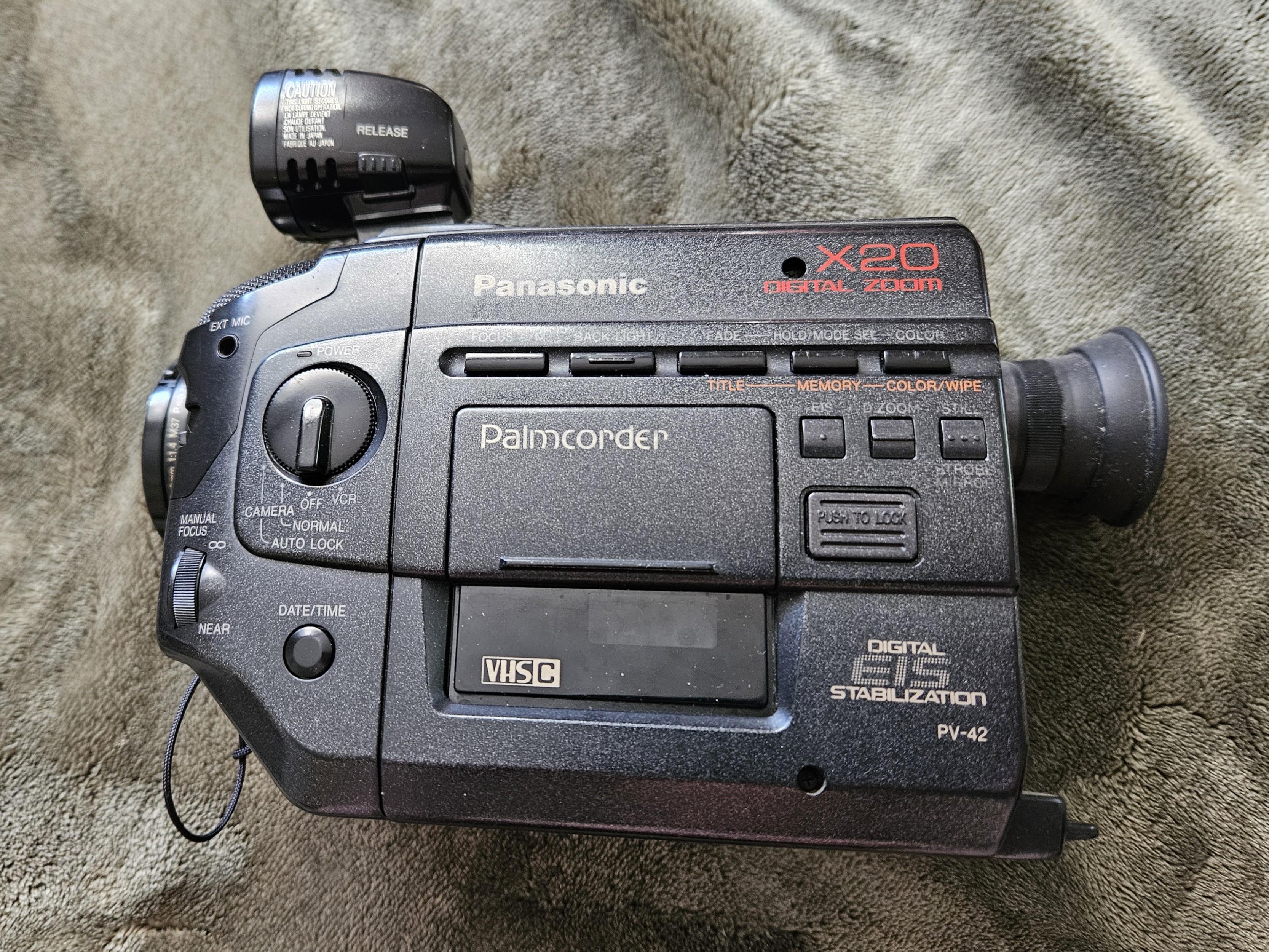 panasonic palmcorder x20 (camcorder)