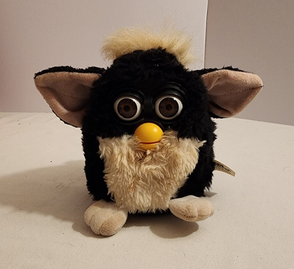 a scared-looking furby