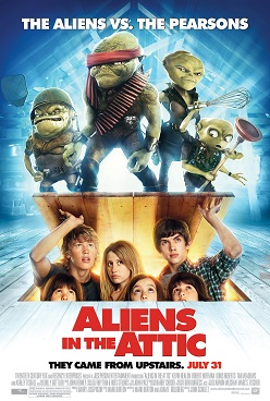 aliens in the attic movie poster